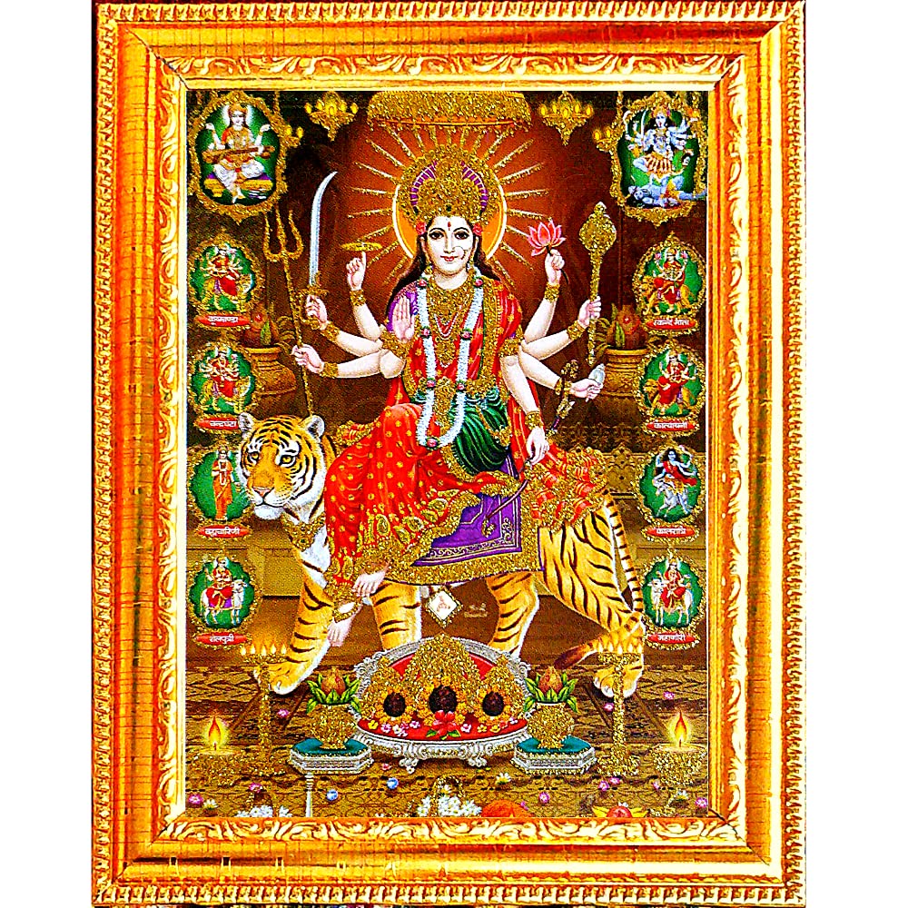Suninow Durga maa photo frame-Stumbit Spirituality
